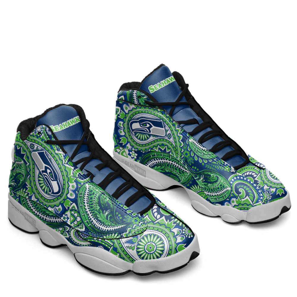 Seattle Seahawks J13 Sneakers Custom Shoes-Gear Wanta