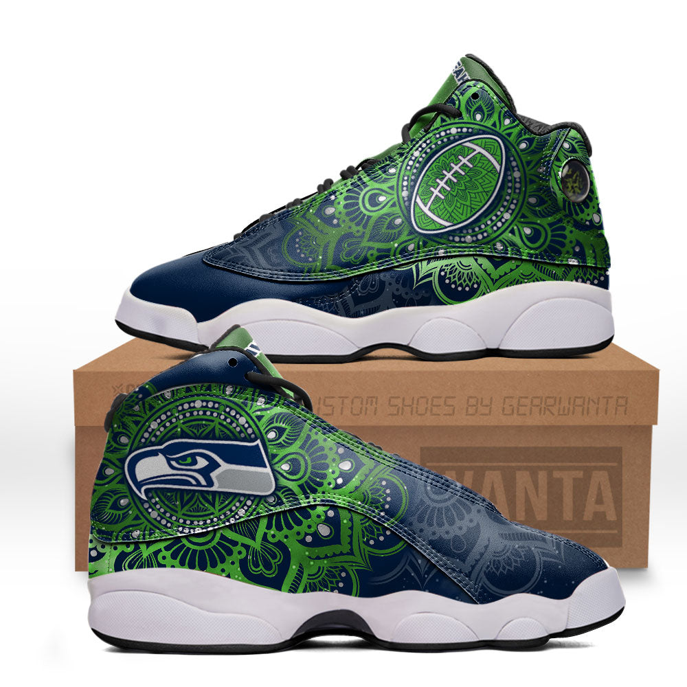 Seattle Seahawks J13 Sneakers Custom Shoes-Gear Wanta