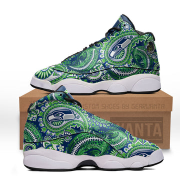 Seattle Seahawks J13 Sneakers Custom Shoes-Gear Wanta