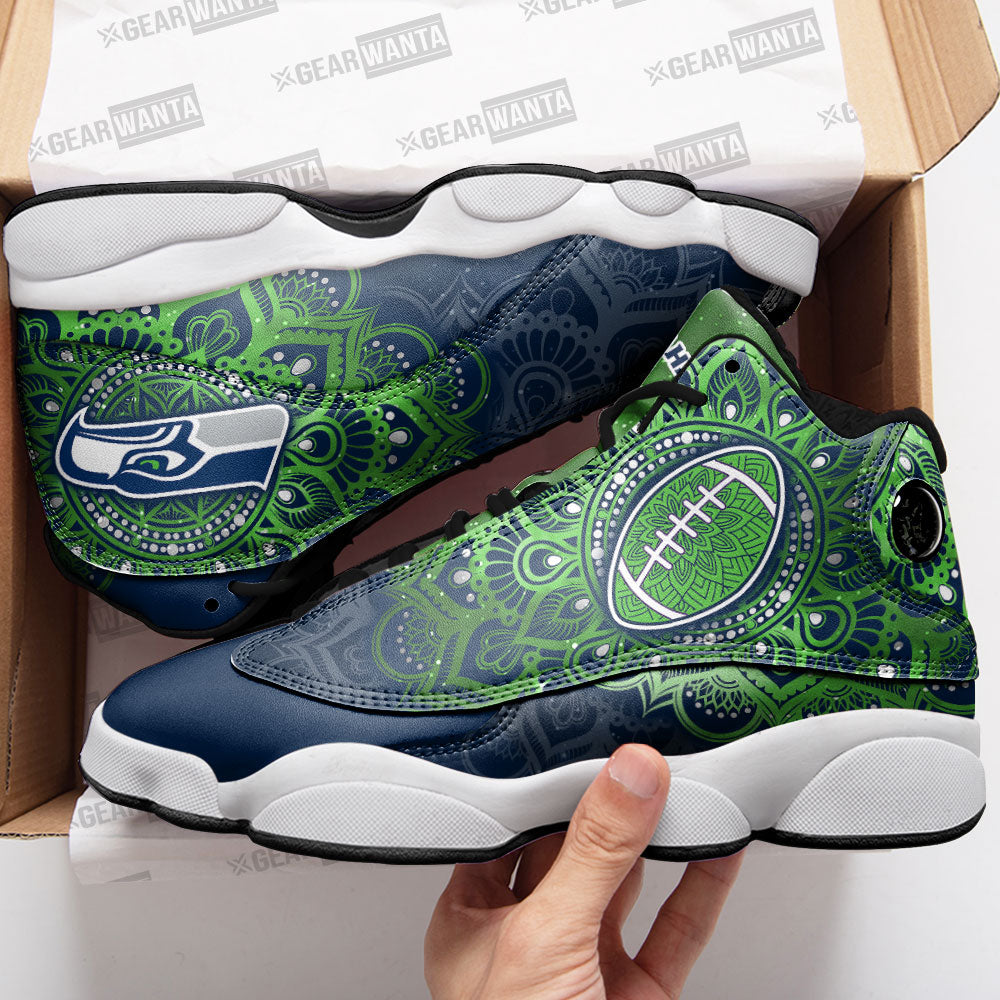 Seattle Seahawks J13 Sneakers Custom Shoes-Gear Wanta