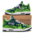 Seattle Seahawks J3 Sneakers Custom Shoes-Gear Wanta