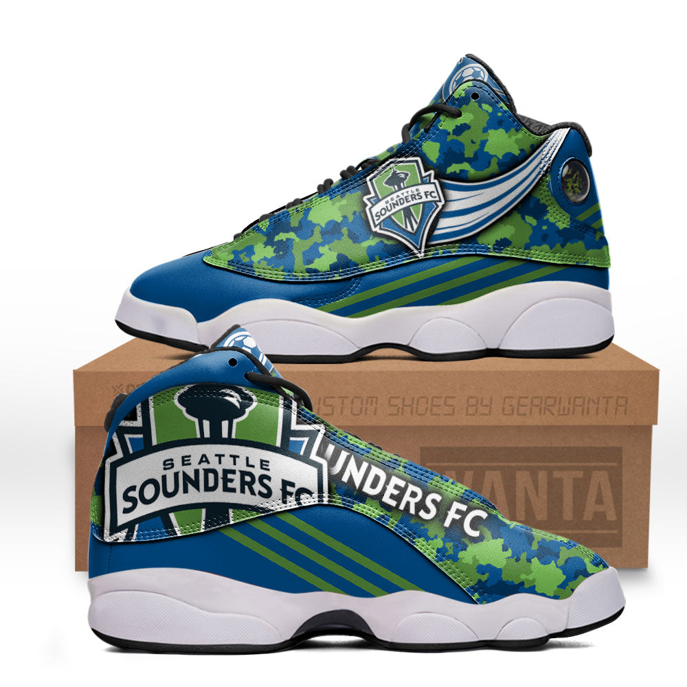 Seattle Sounders FC J13 Sneakers Custom Shoes-Gear Wanta