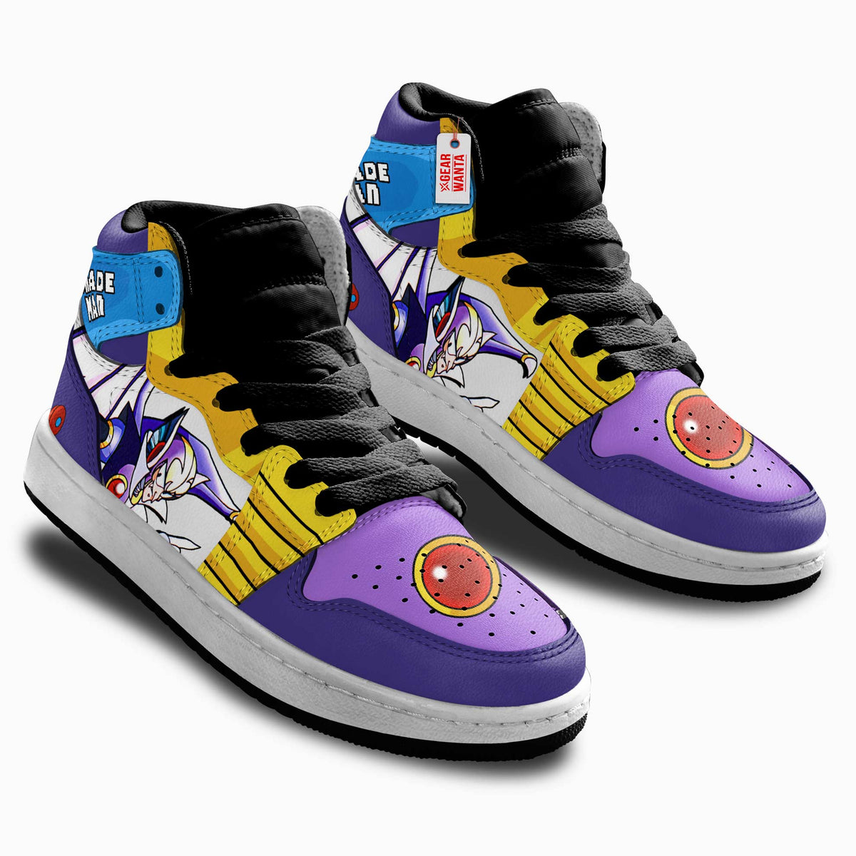 Shade Man Mega Man Kid Sneakers Custom For Kids-Gear Wanta