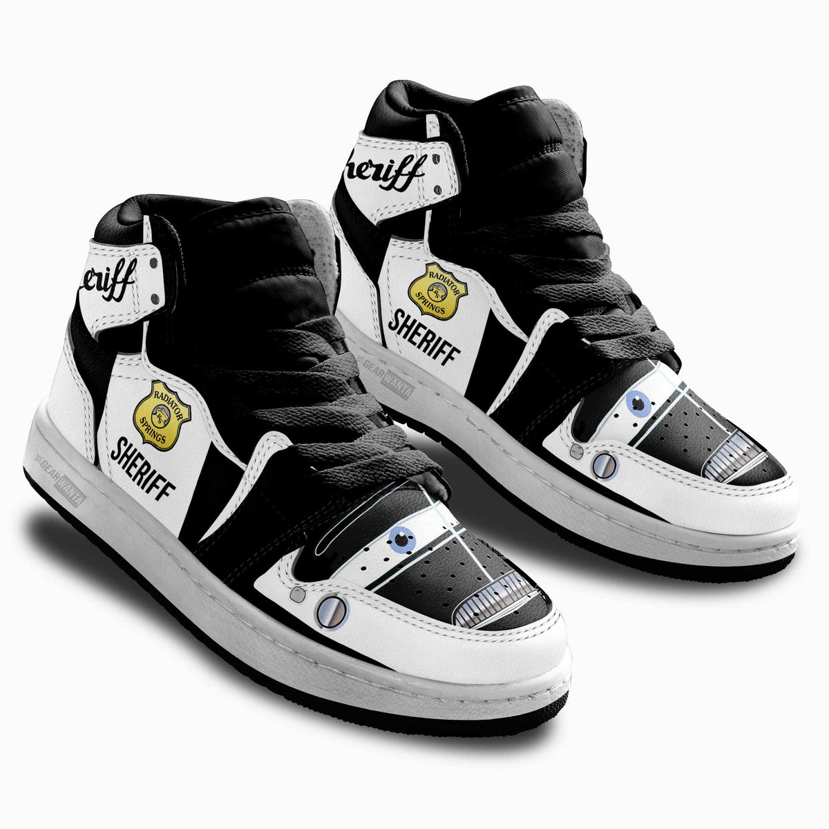 Sheriff Kid Sneakers Cars Carstoom Movies Custom-Gear Wanta