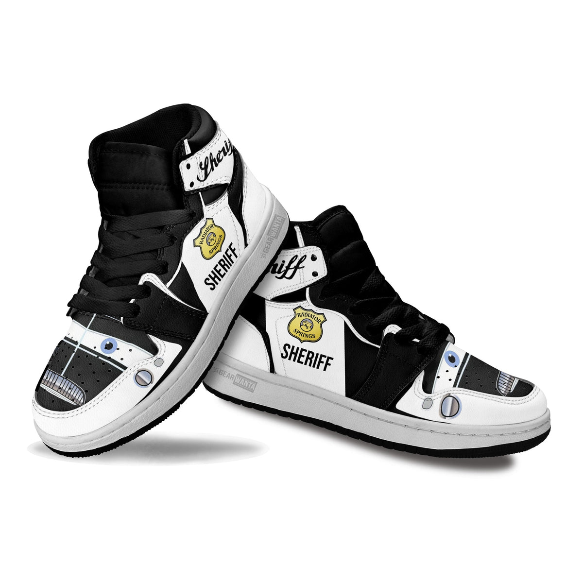 Sheriff Kid Sneakers Cars Carstoom Movies Custom-Gear Wanta