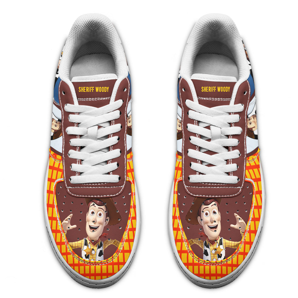 Sheriff Woody Toy Story Air Sneakers Custom Cartoon Shoes-Gear Wanta