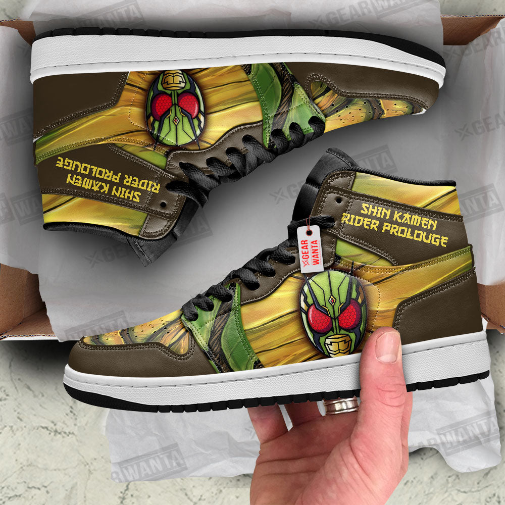 Shin Kamen Rider Prologue J1 Shoes Custom Sneakers TT09-Gear Wanta