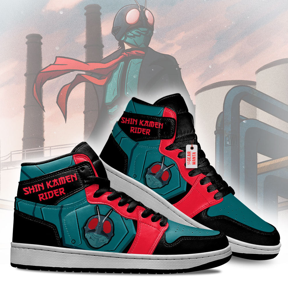 Shin Kamen Rider Ultraman Heroes J1 Shoes Custom Sneakers TT09-Gear Wanta