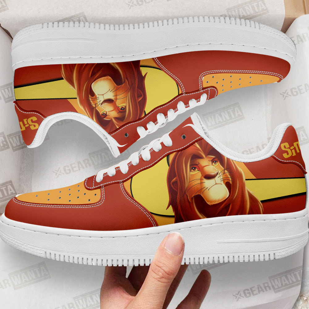 Simba Custom Cartoon Air Sneakers LT13-Gear Wanta