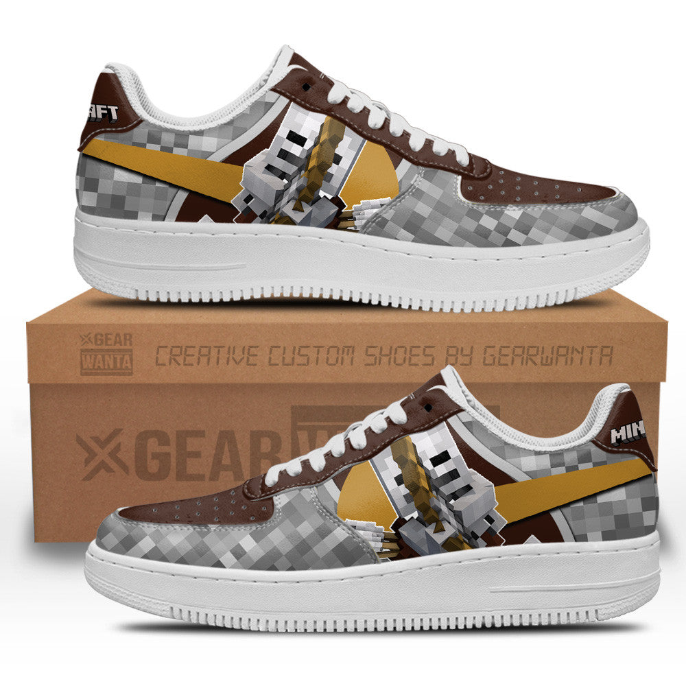 Skeleton Minecraft Custom Air Sneakers LT11-Gear Wanta