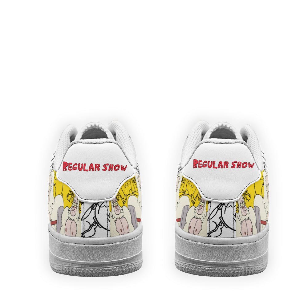 Skips Regular Show Air Sneakers Custom Cartoon Shoes-Gear Wanta