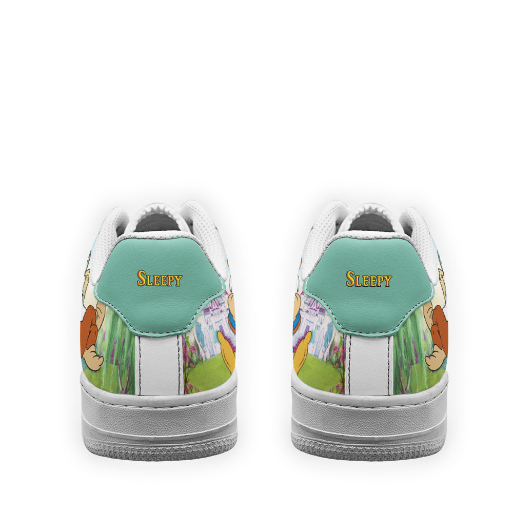 Sleepy Snow White and 7 Dwarfs Custom Air Sneakers QD12-Gear Wanta