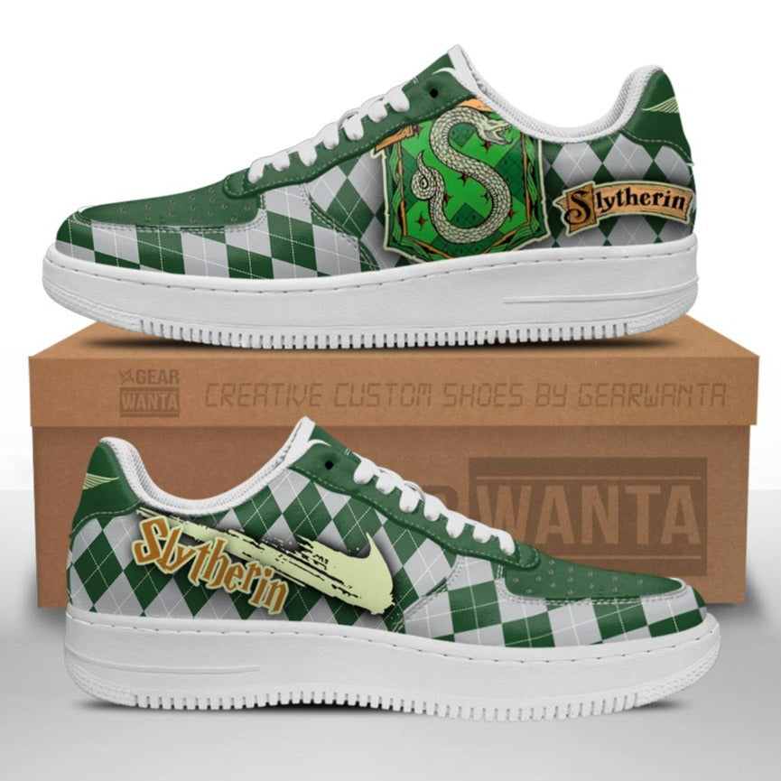 Slytherin Air Sneakers Custom Harry Potter Shoes For Fans-Gear Wanta