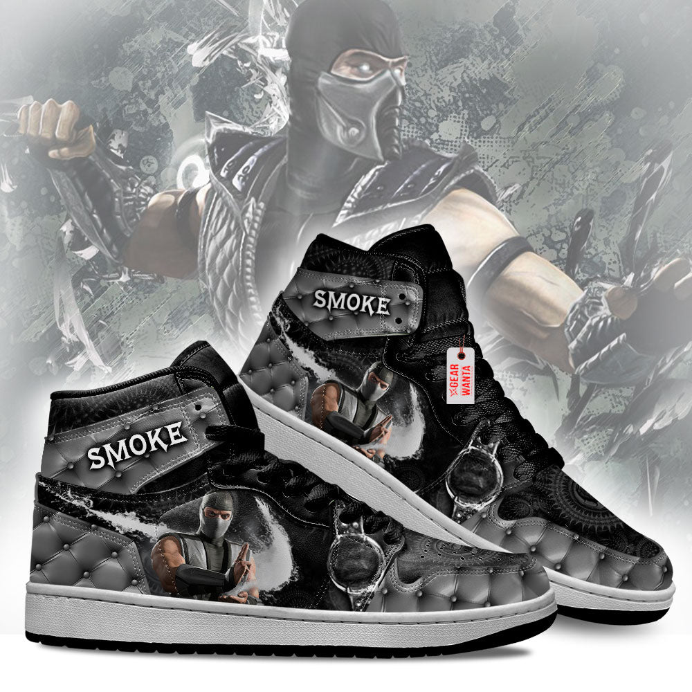 Smoke Mortal Kombat J1 Shoes Custom Sneakers For Fans TT24-Gear Wanta