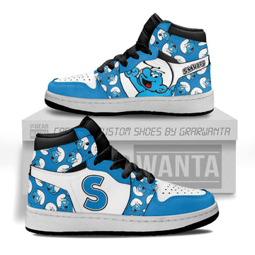 Smurfs Kid J1s Sneakers Cartoon Collection - Gearwanta.com