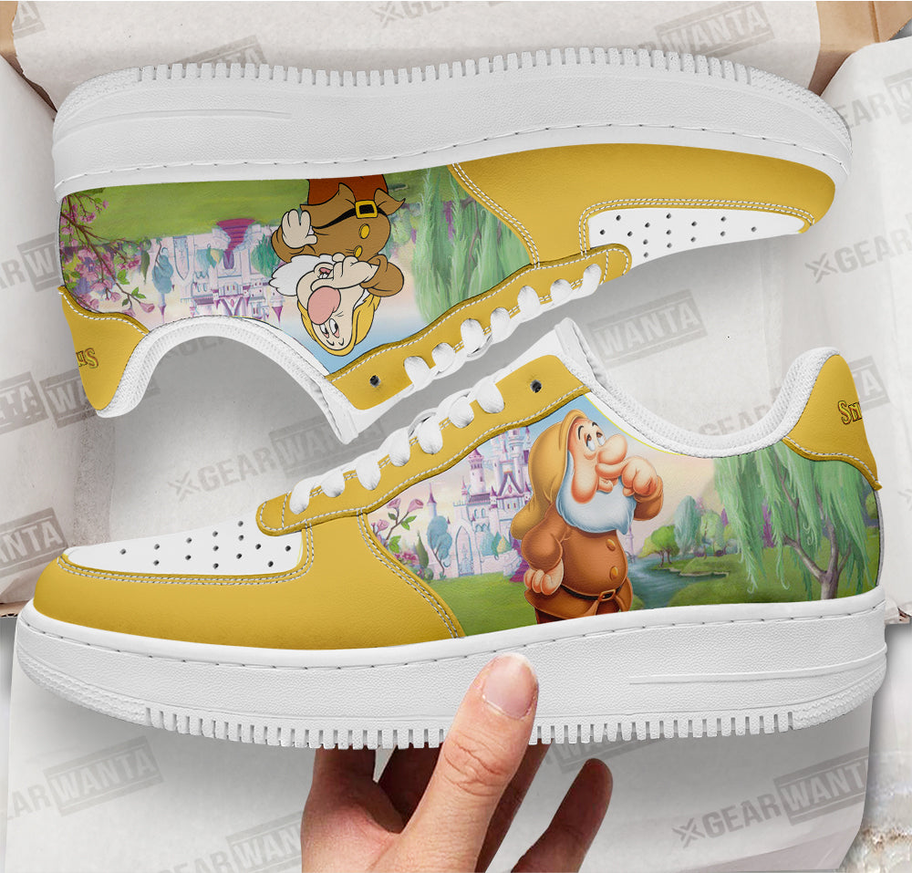 Sneezy Snow White and 7 Dwarfs Custom Air Sneakers QD12-Gear Wanta