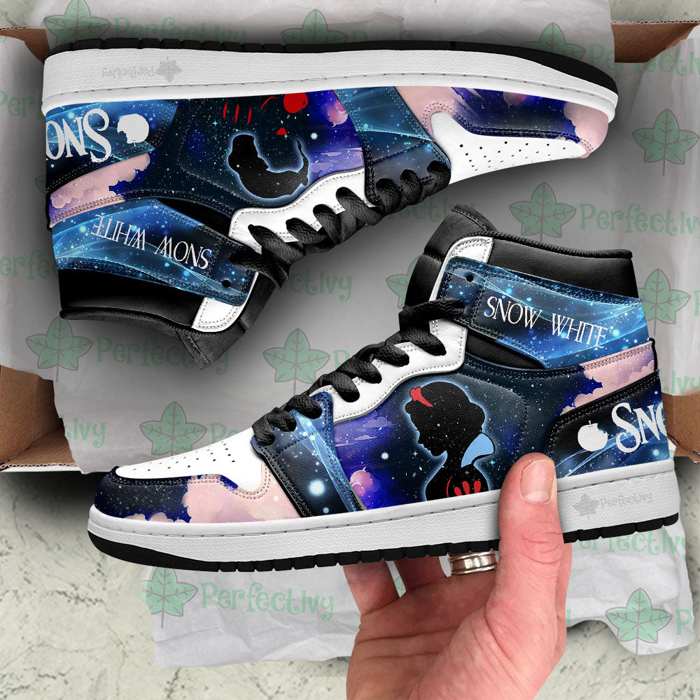 Snow White Silhouette J1 Shoes Custom For Fans Sneakers PT10-Gear Wanta