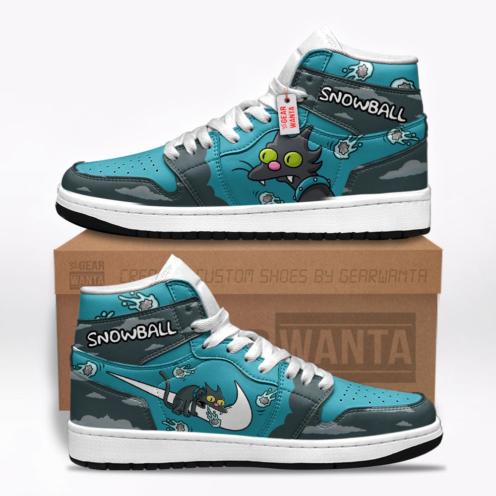 Snowball The Simpson J1 Shoes Custom For Fans TT26-Gear Wanta