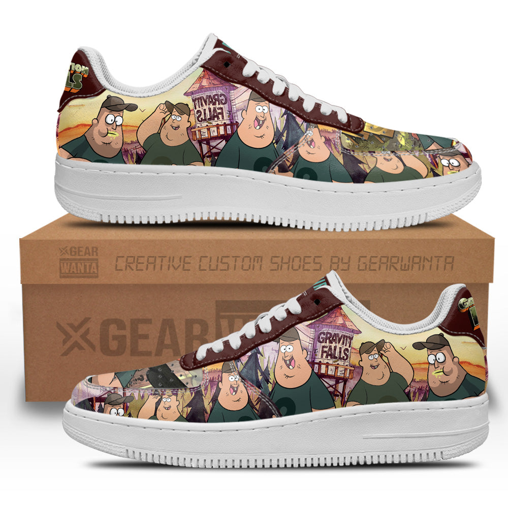 Soos Ramirez Air Sneakers Custom Gravity Falls Cartoon Shoes-Gear Wanta