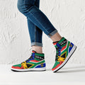 South African Flag JD1 High Top Shoes 