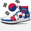 South Korea Flag JD1 High Top Shoes 