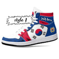 South Korea Flag JD1 High Top Shoes 