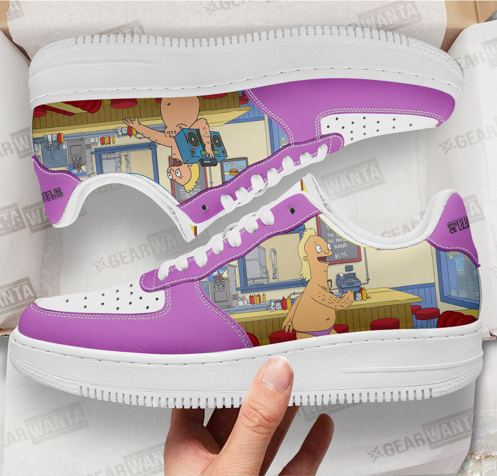 Speedo Guy Bob's Burger Custom Air Sneakers QD12-Gear Wanta