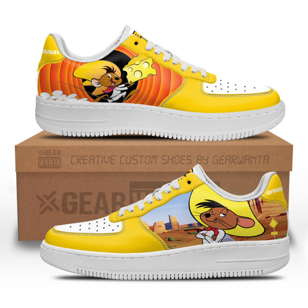 Speedy Gonzales Looney Tunes Custom Air Sneakers QD14-Gear Wanta