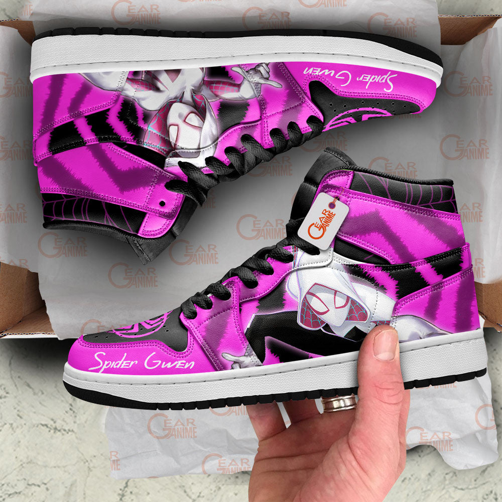 Spider Gwen J1-Sneakers Custom Shoes Gearwanta.com