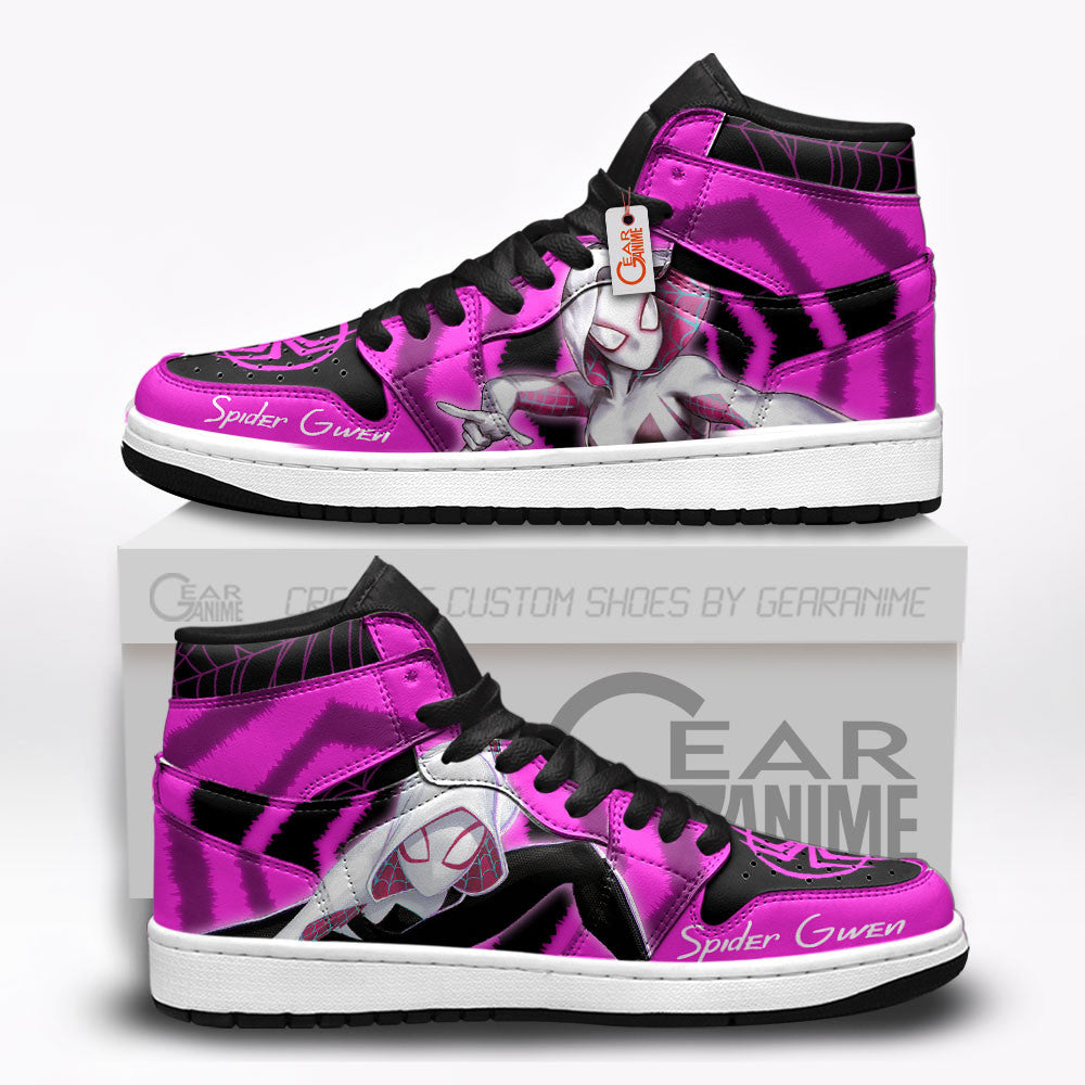 Spider Gwen J1-Sneakers Custom Shoes Gearwanta.com