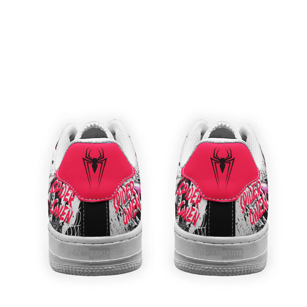 Spider Gwen Spider-Verse Custom Air Sneakers PT18-Gear Wanta