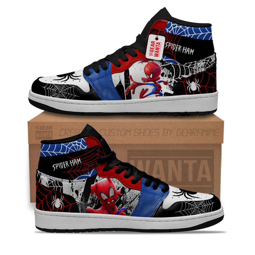 Spider-Ham Spider-Verse J1 Shoes Custom Sneakers For Fans PT21-Gear Wanta