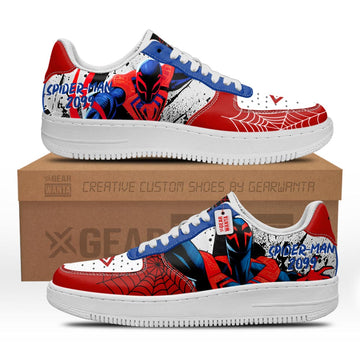 Spider-Man 2099 Spider-Verse Custom Air Sneakers PT18-Gear Wanta