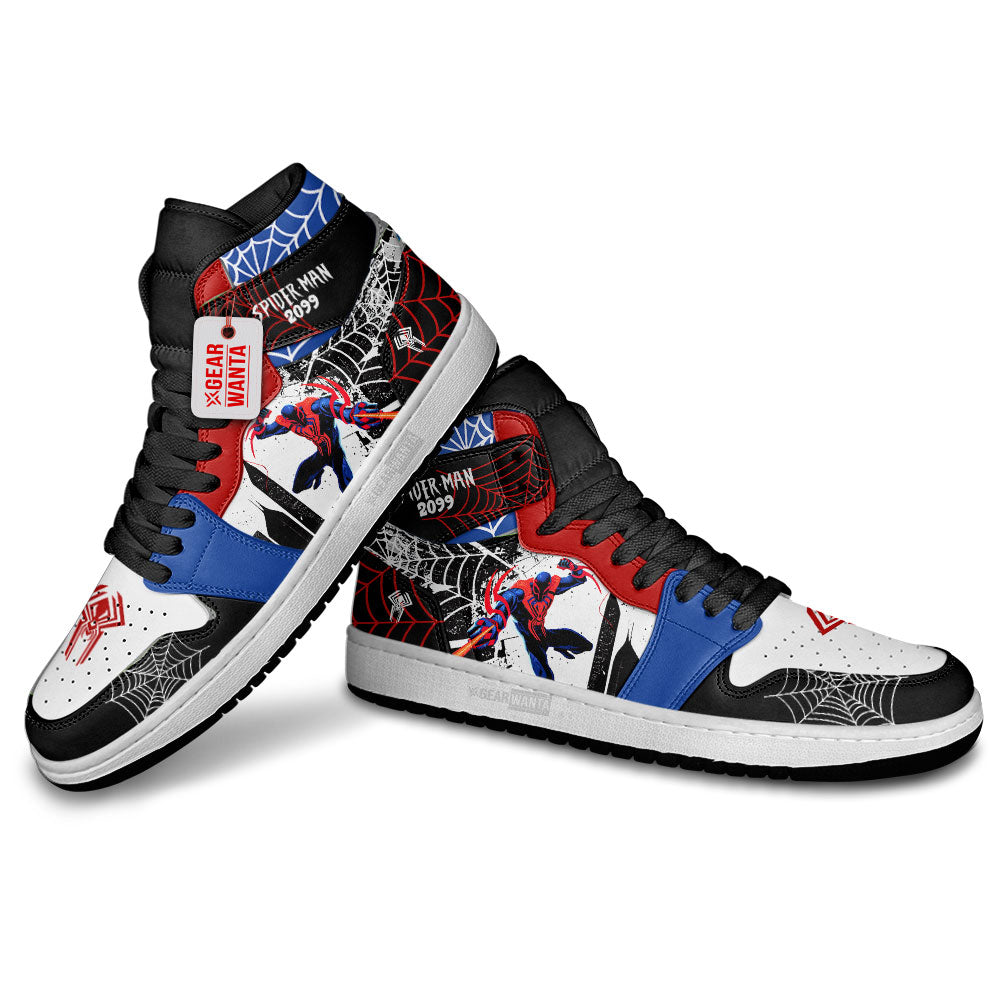 Spider-Man 2099 Spider-Verse J1 Shoes Custom Sneakers For Fans PT21-Gear Wanta