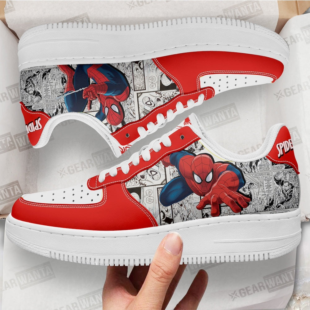 Spider-Man Air Sneakers Custom Comic Style-Gear Wanta