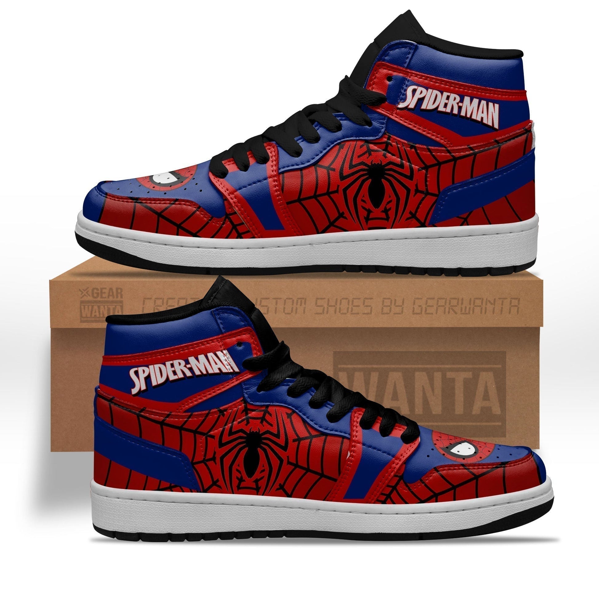 Spider-Man J1 Sneakers Custom For Super Heroes Fans-Gear Wanta