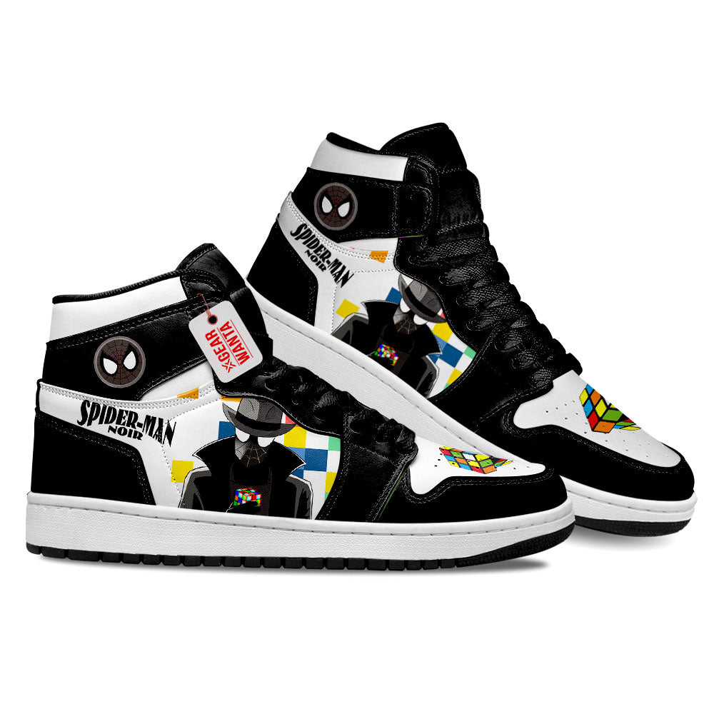 Spider Man Noir Rubik J1 Shoes Collection- gearwanta.com