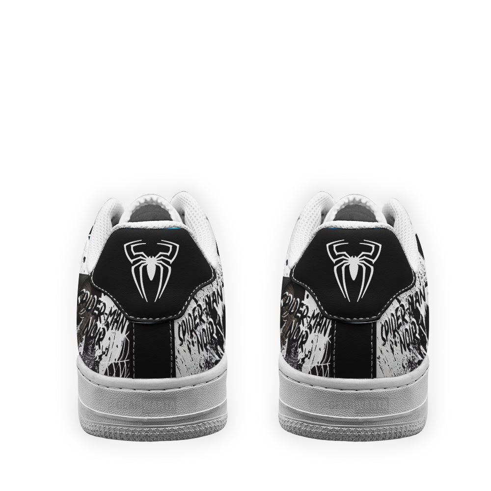 Spider-Man Noir Spider-Verse Custom Air Sneakers PT18-Gear Wanta