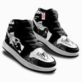 Spider-Man Noir Spider-Verse Kid Sneakers Custom For Kids-Gear Wanta