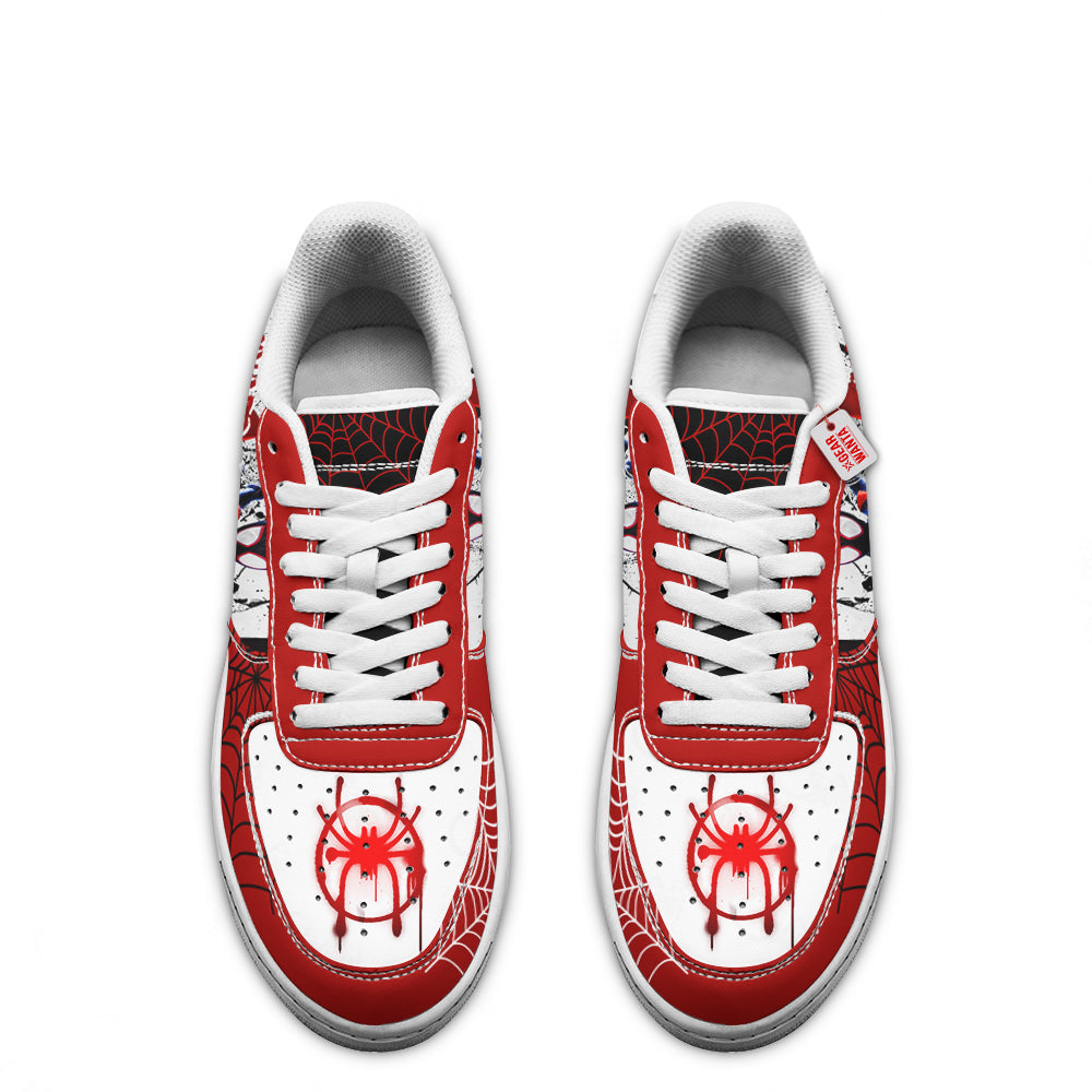 Spider Morales Spider-Verse Custom Air Sneakers PT18-Gear Wanta