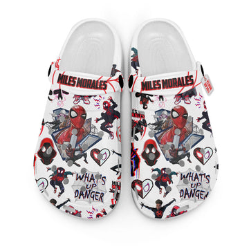 Spiderman Miles Morales Clogs Shoes Pattern Style