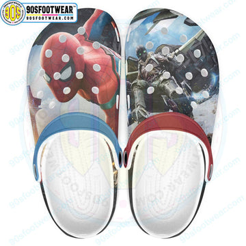 Spiderman with Spider-Man vs Vulture Pattern Superhero Clog for Fan-gearwanta.com