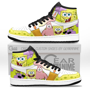 SpongeBob SquarePants Patrick Star High-Top Leather Sneakers