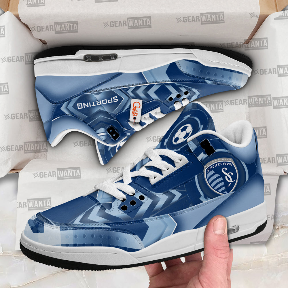 Sporting Kansas City J3 Sneakers Custom Shoes-Gear Wanta