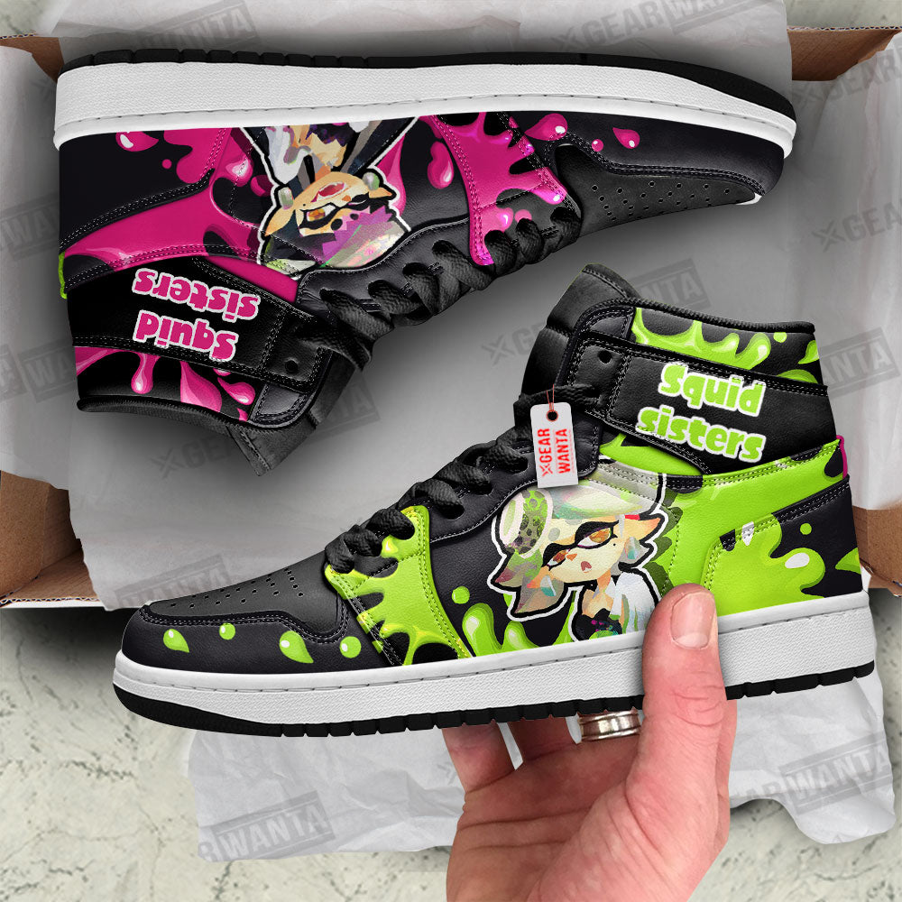 Squid Sisters Splatoon J1 Shoes Custom For Fans TT20-Gear Wanta