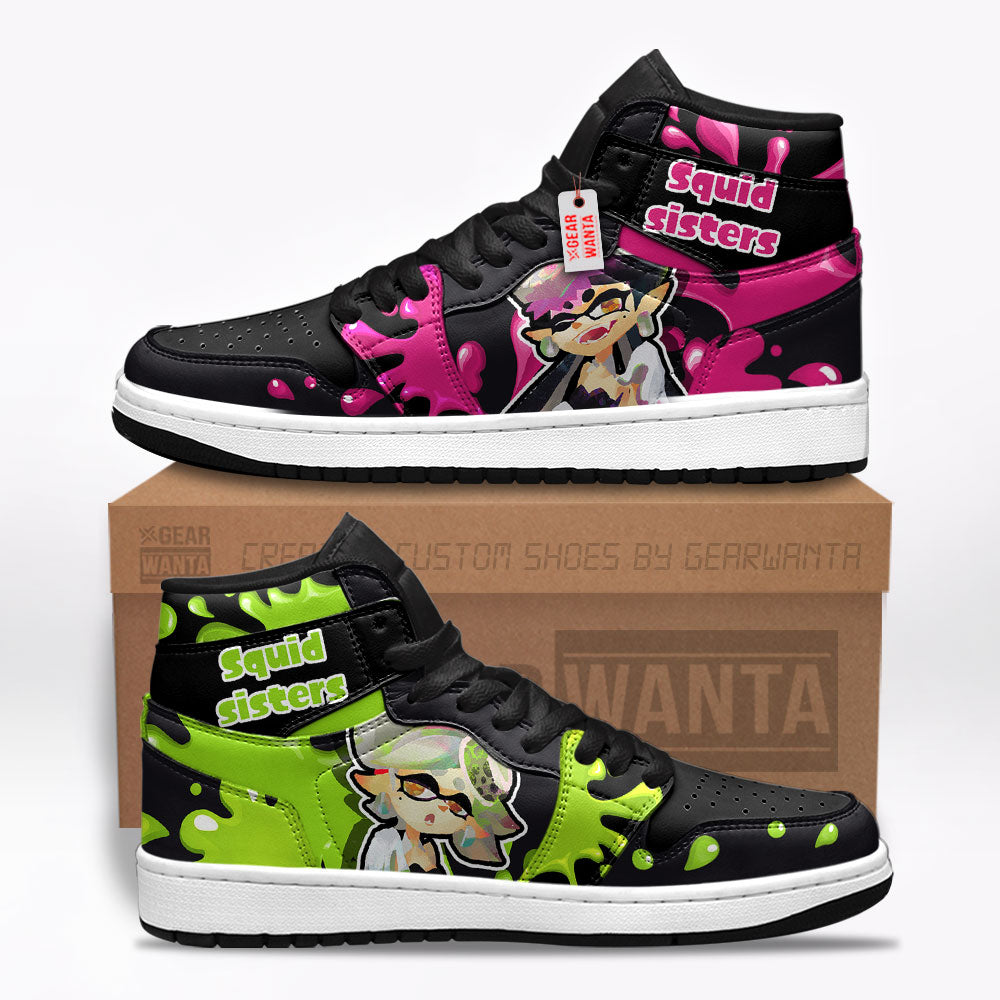 Squid Sisters Splatoon J1 Shoes Custom For Fans TT20-Gear Wanta