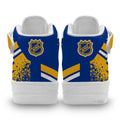 St. Blues Air Mid Shoes Custom Hockey Sneakers Fans-Gear Wanta