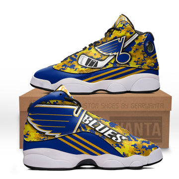 St. Louis Blues J13 Sneakers Custom Shoes-Gear Wanta