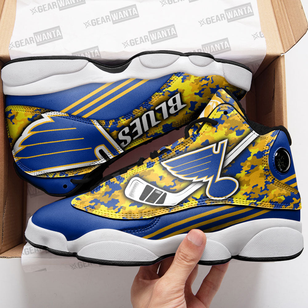 St. Louis Blues J13 Sneakers Custom Shoes-Gear Wanta