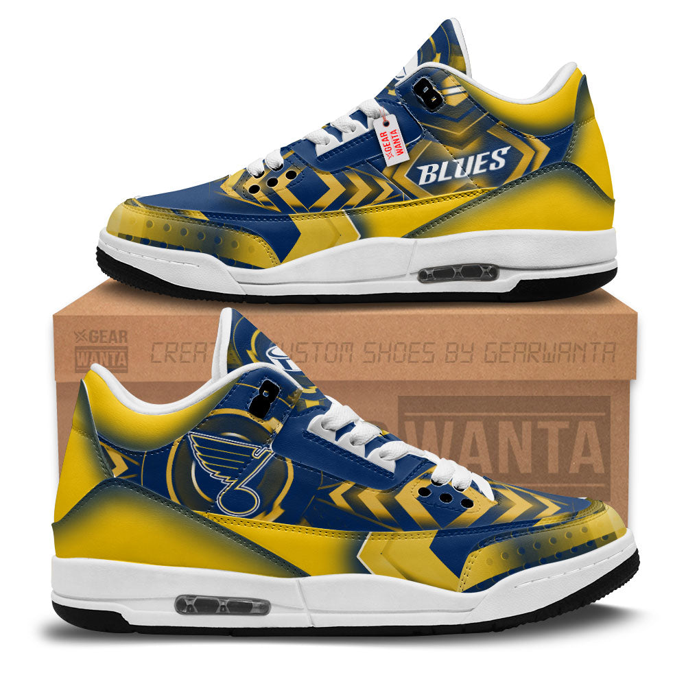 St. Louis Blues J3 Sneakers Custom Shoes-Gear Wanta